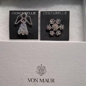 Cescabelle Brooches New In Box